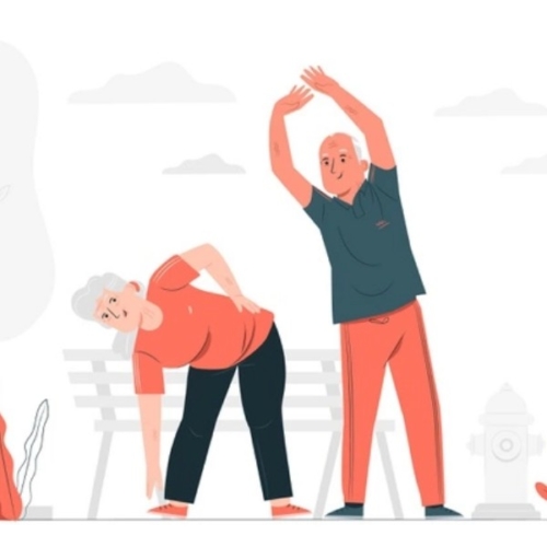 Гімнастика для літніх людей.